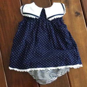 Little Me Dresses - Baby girl sailor style dress - Little Me brand Little Me Dresses - Baby girl sailor style dress - Little Me brand